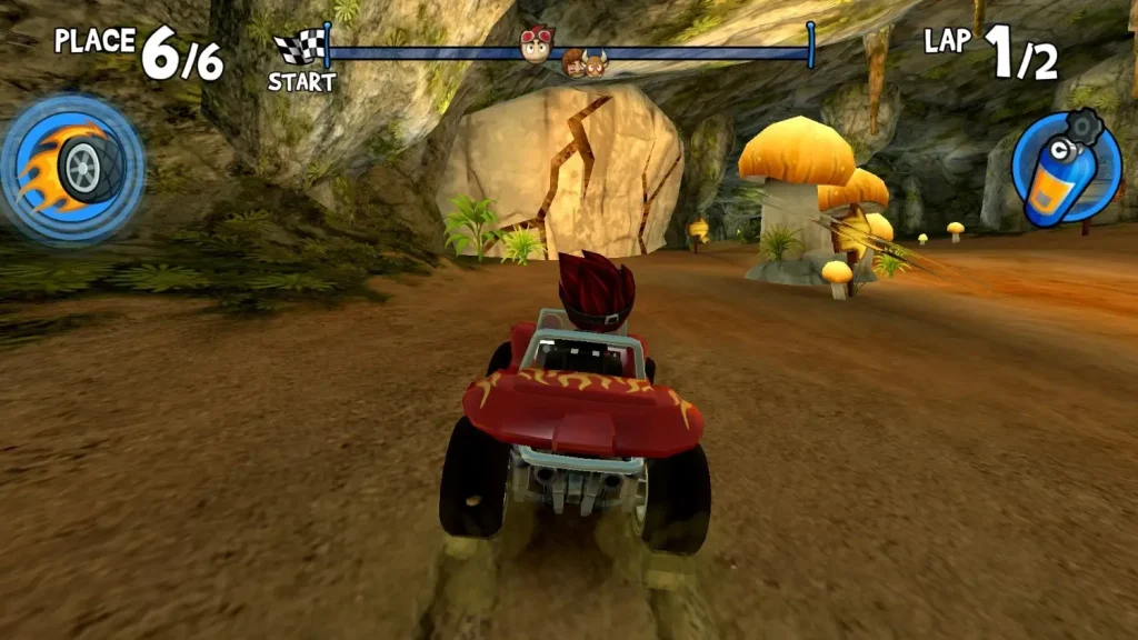 Discover Every Shortcut in Beach Buggy Racing Maps: Complete Guide 10 1st Shortcut in Mushroom Grotto