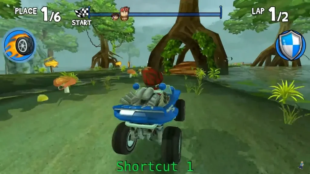 Discover Every Shortcut in Beach Buggy Racing Maps: Complete Guide 19 1stShortcutinMistyMarsh