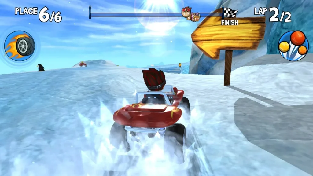 Discover Every Shortcut in Beach Buggy Racing Maps: Complete Guide 17 2nd Shortcut in Glacier Gulch