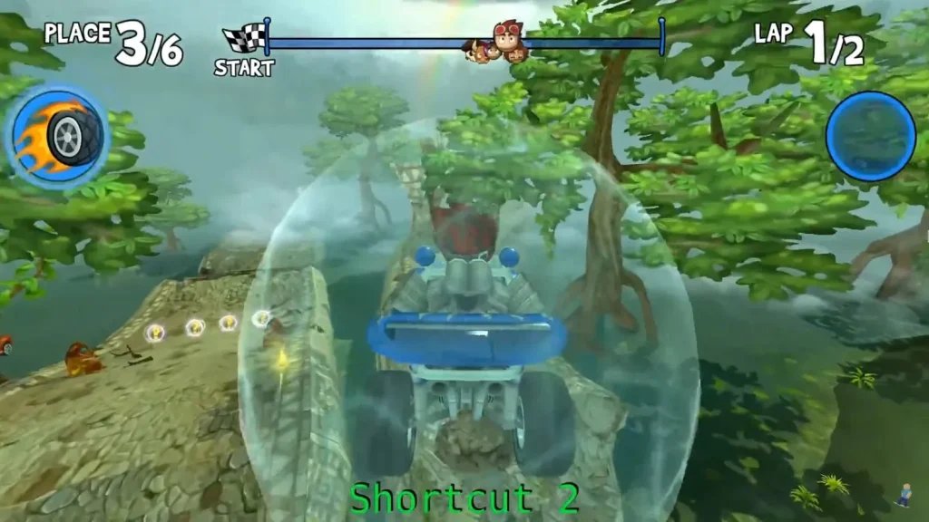 Discover Every Shortcut in Beach Buggy Racing Maps: Complete Guide 20 2nd Shortcut in Misty Marsh