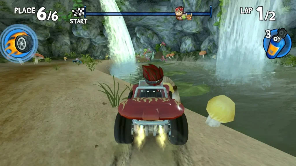 Discover Every Shortcut in Beach Buggy Racing Maps: Complete Guide 11 2nd Shortcut in Mushroom Grotto